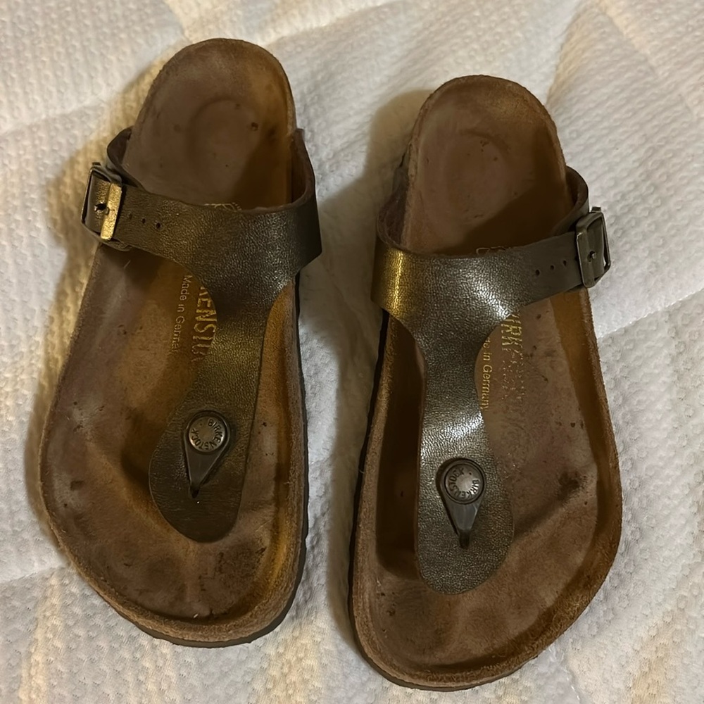 Loved and worn Birkenstocks size 36.
